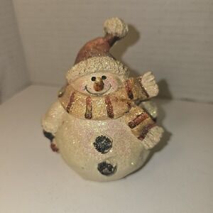 Tii Collections Mini Resin Snowman Figurine Christmas Holiday Tabletop Decor